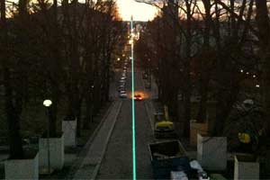 Laserinstallation Helsinki
